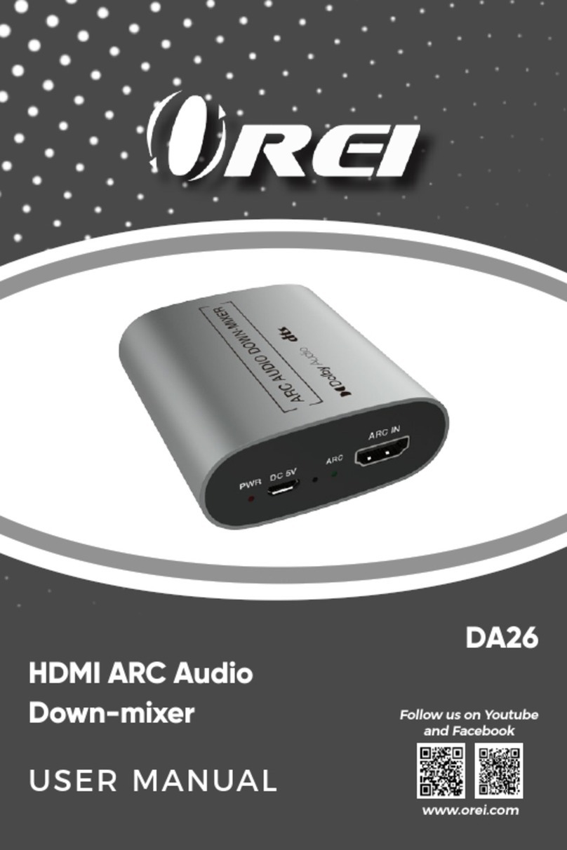 REI DA26 User manual