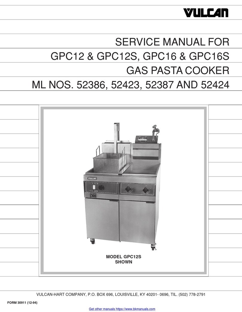 Vulcan-Hart GPC12 User manual