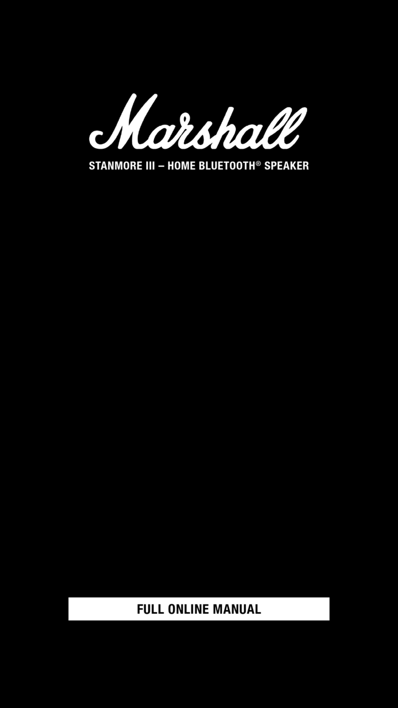 Marshall Amplification STANMORE III Online manual
