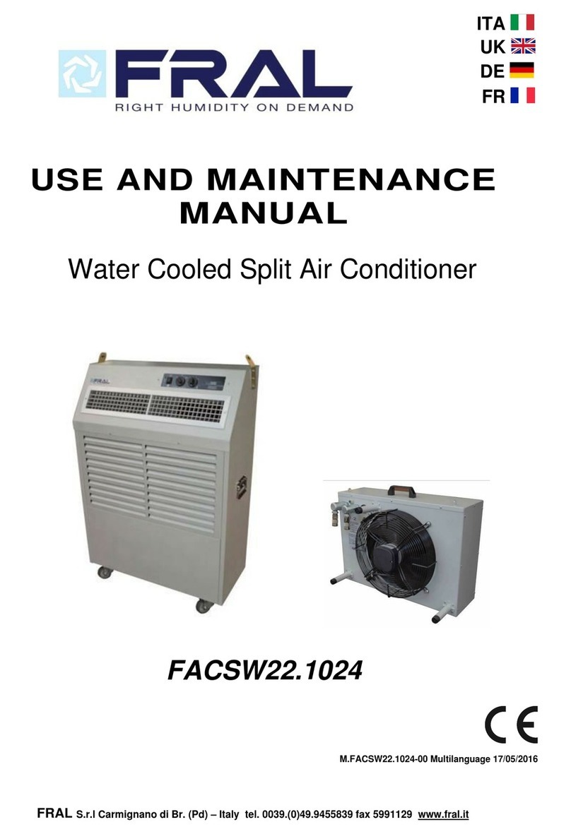 Fral Avalanche FACSW22.1024 User manual Fral Avalanche FACSW22.1024 User manual