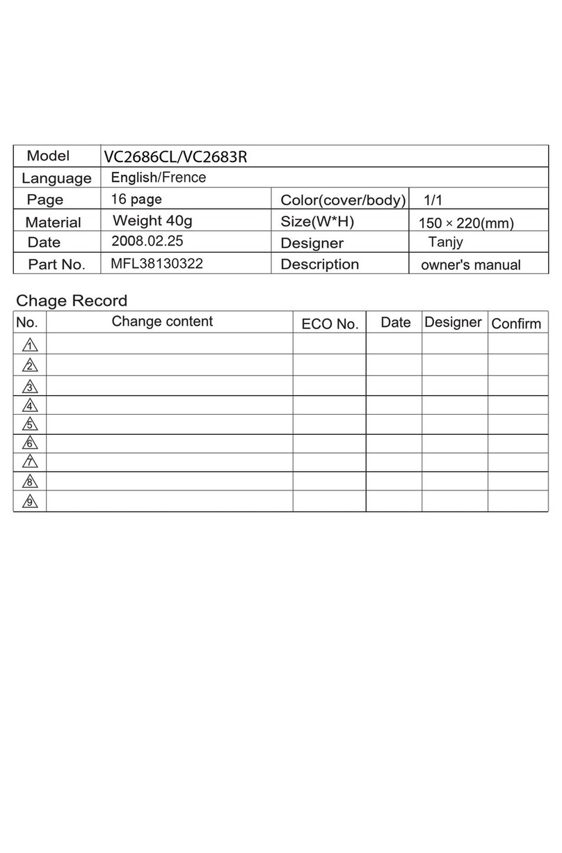 LG VC2686CL quick start guide