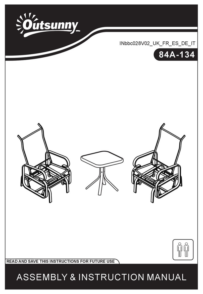 Outsunny 84A-134 Installation guide