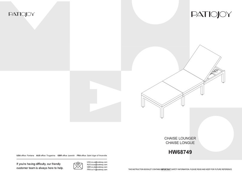 PATIOJOY HW68749 User manual