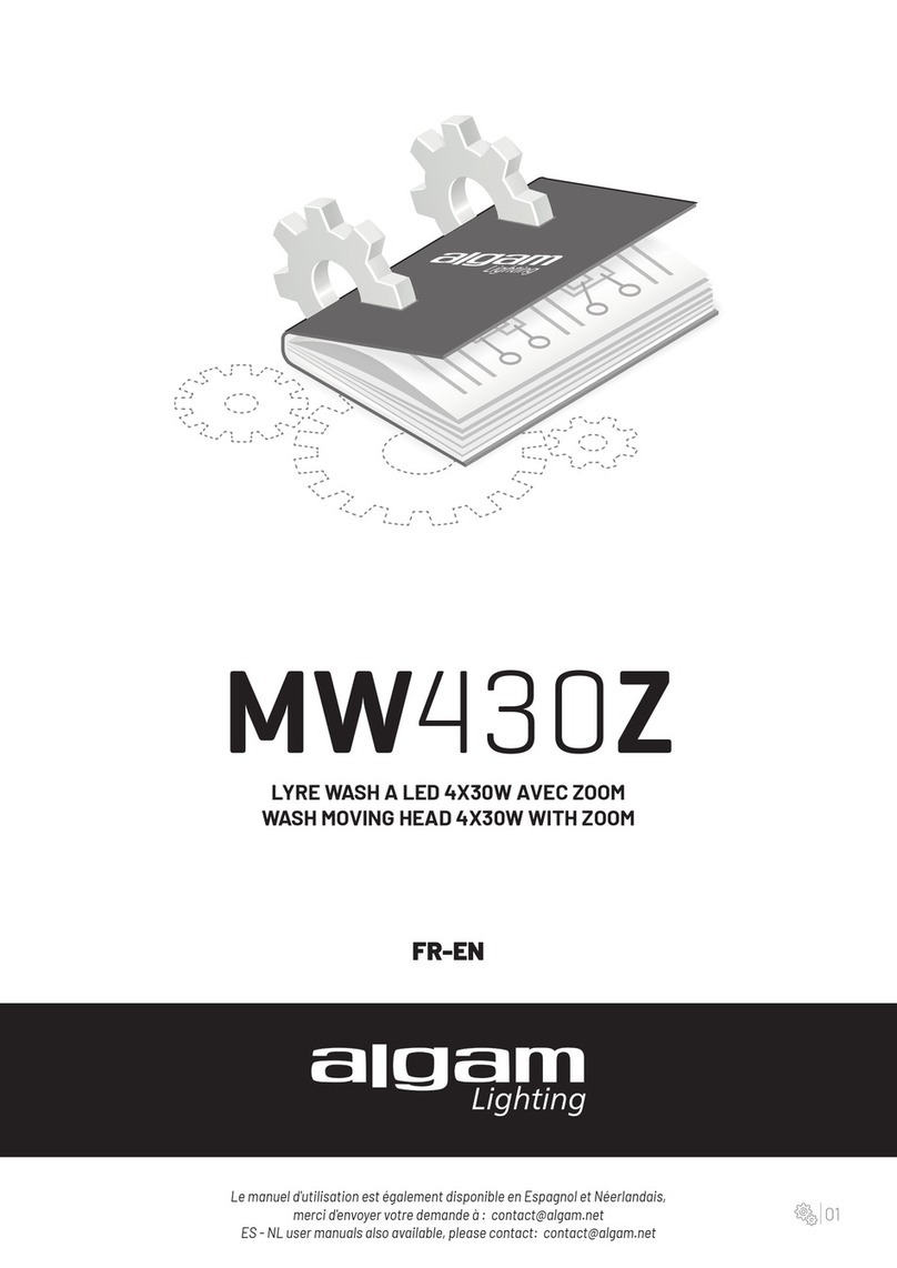 Algam Lighting MW-430Z manual