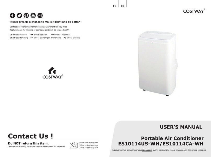 Costway ES10114US-WH User manual