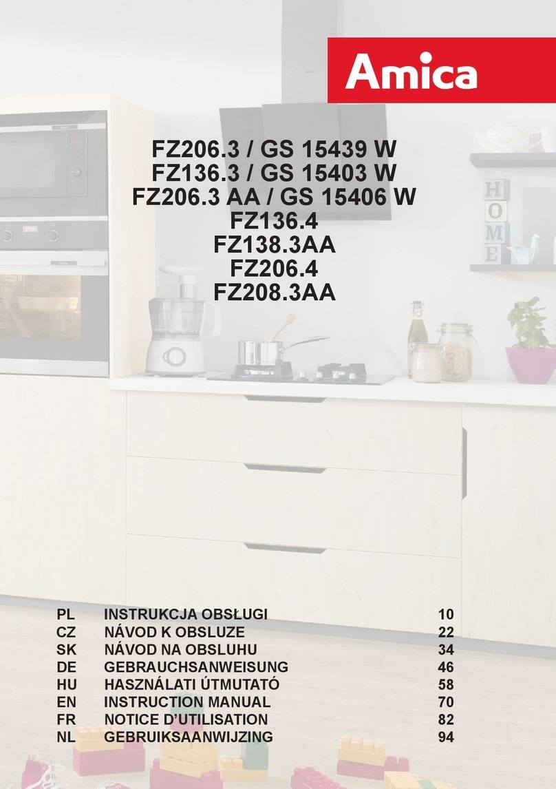 Amica FZ136.3 User manual