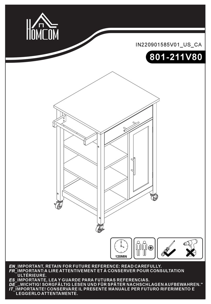 HOMCOM 801-211V80 manual