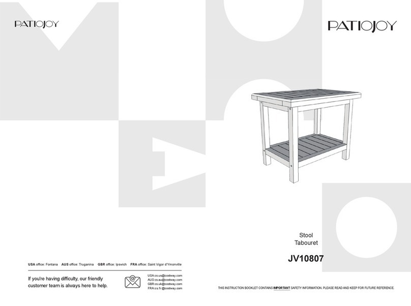 PATIOJOY JV10807 User manual
