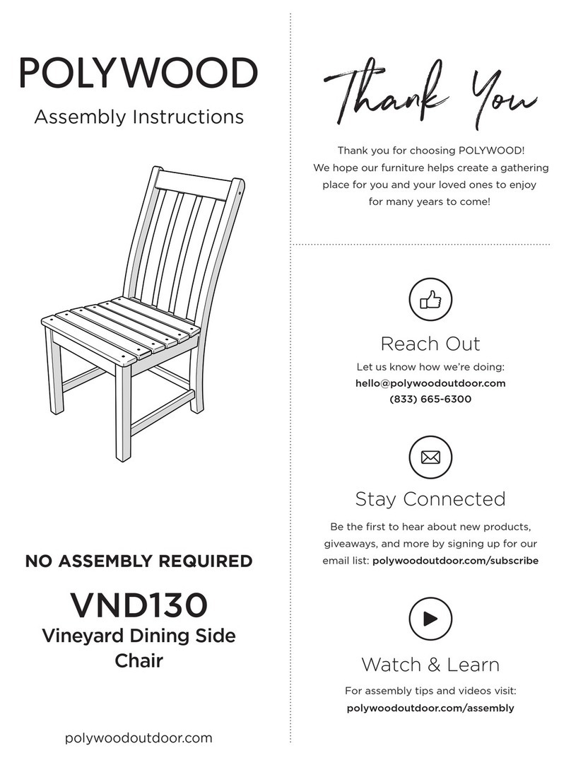 Polywood VND130 User manual