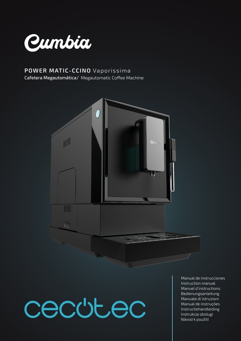 cecotec Cumbia POWER MATIC-CCINO instruction manual