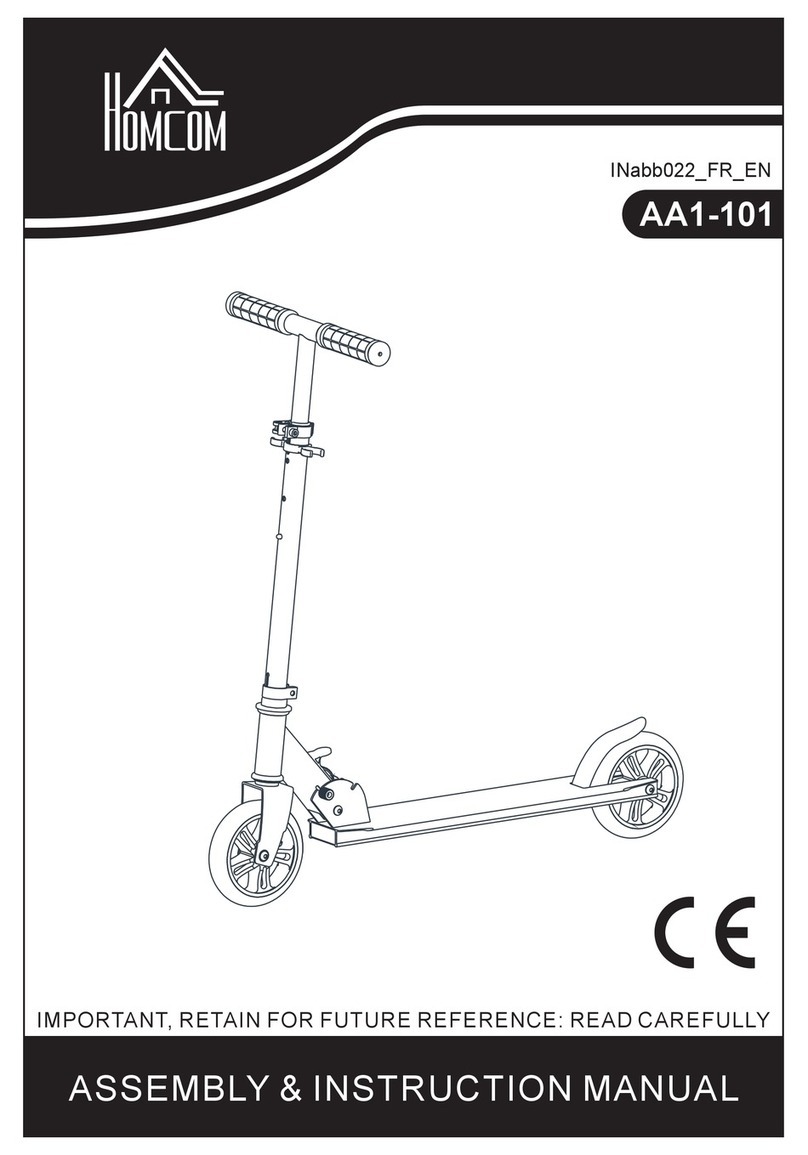 HOMCOM AA1-101 Installation guide HOMCOM AA1-101 Installation guide