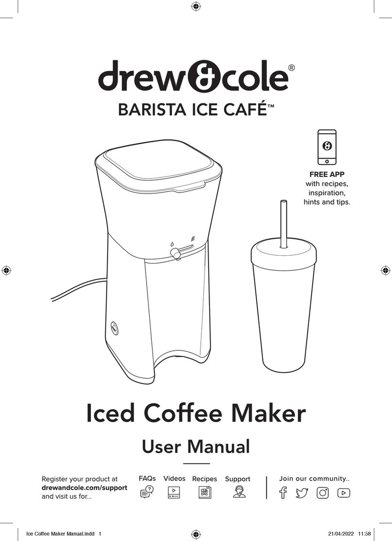 Drew & Cole BARISTA ICE CAFE user manual