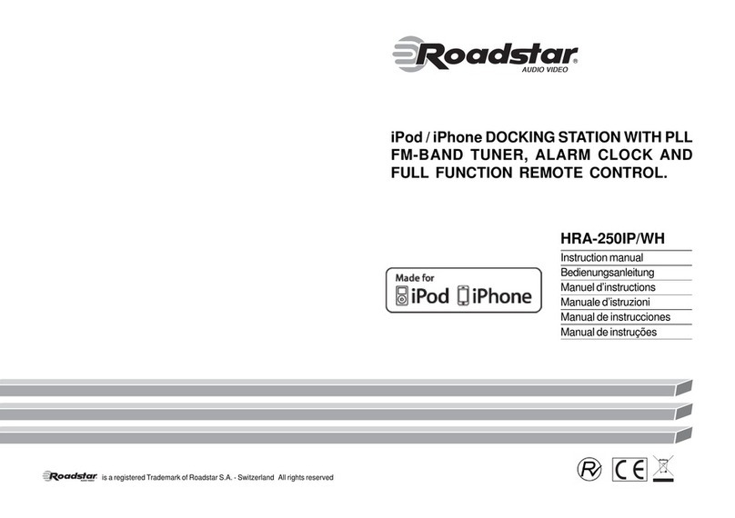 Roadstar HRA-250IP/WH instruction manual