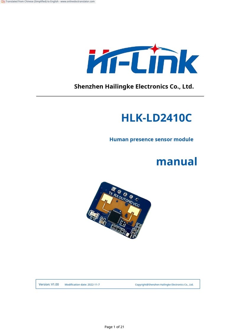 Hi-Link HLK-LD2410C User manual
