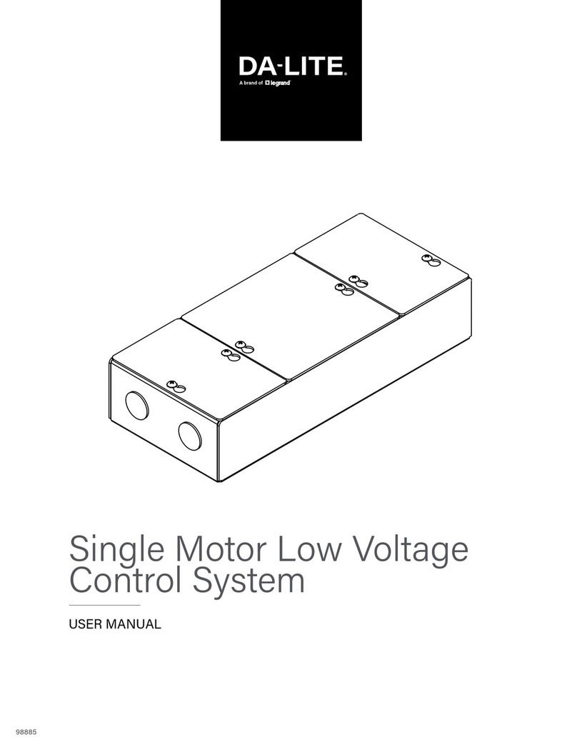 LEGRAND DA-LITE user manual