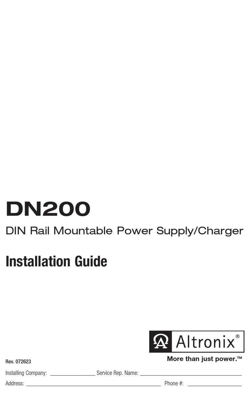 Altronix DN200 User manual