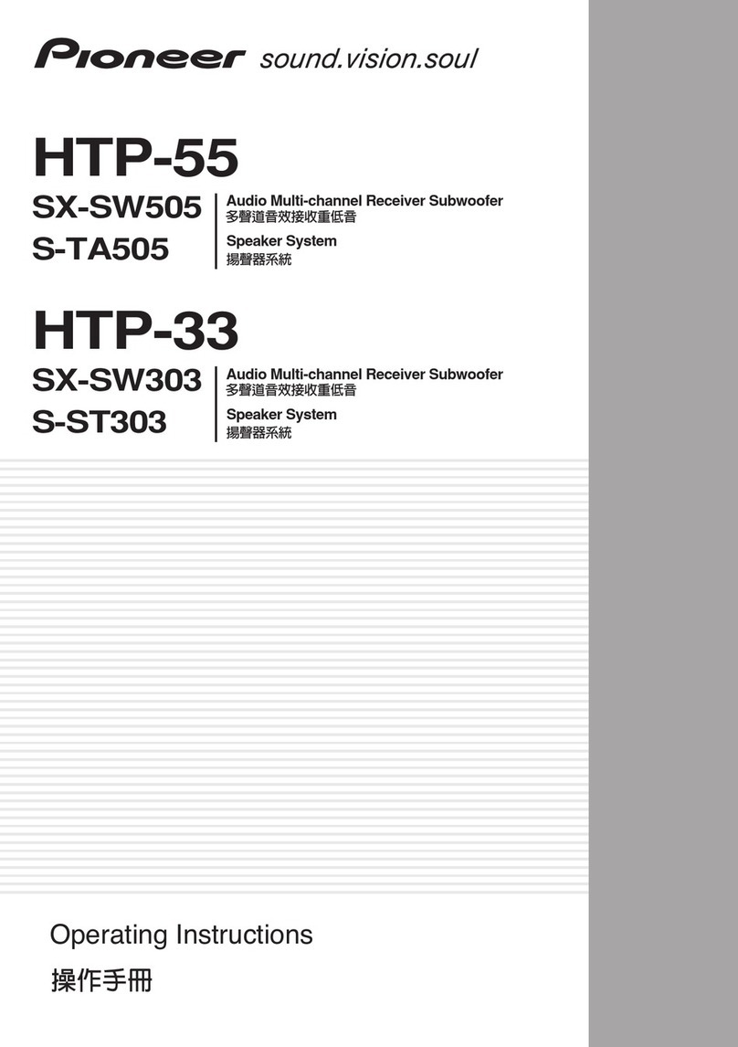 Pioneer HTP-55 User manual