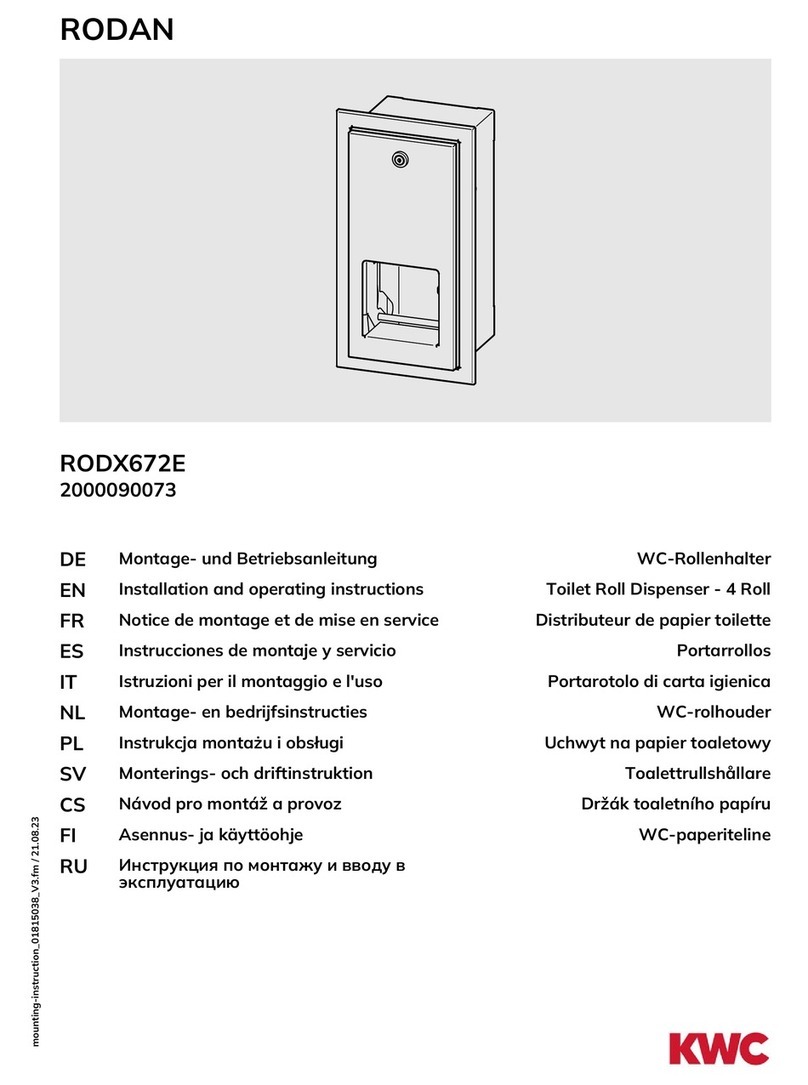 KWC RODAN RODX672E User manual