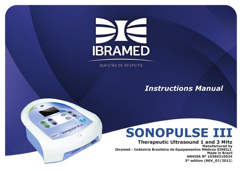 IBRAMED SONOPULSE III instruction manual