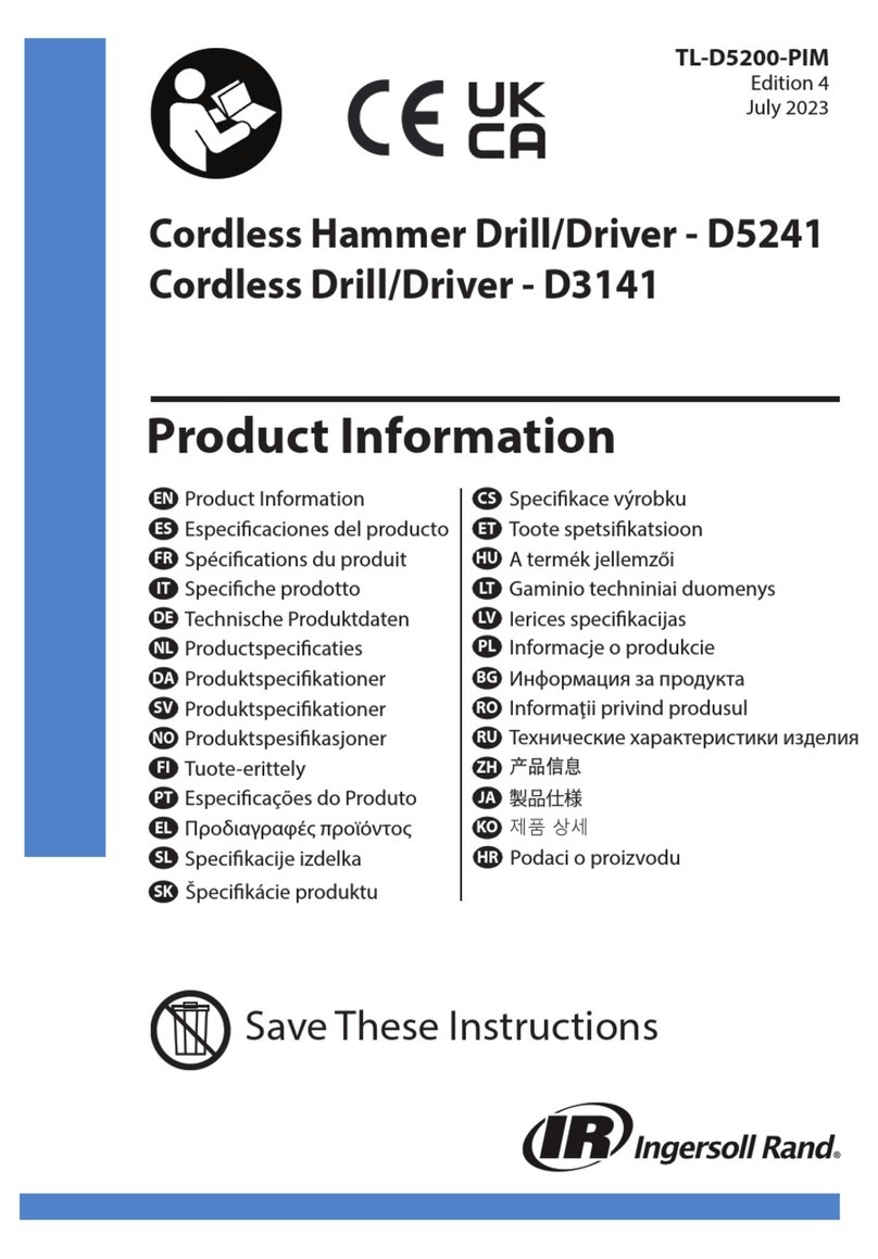 Ingersoll-Rand D5241 User manual