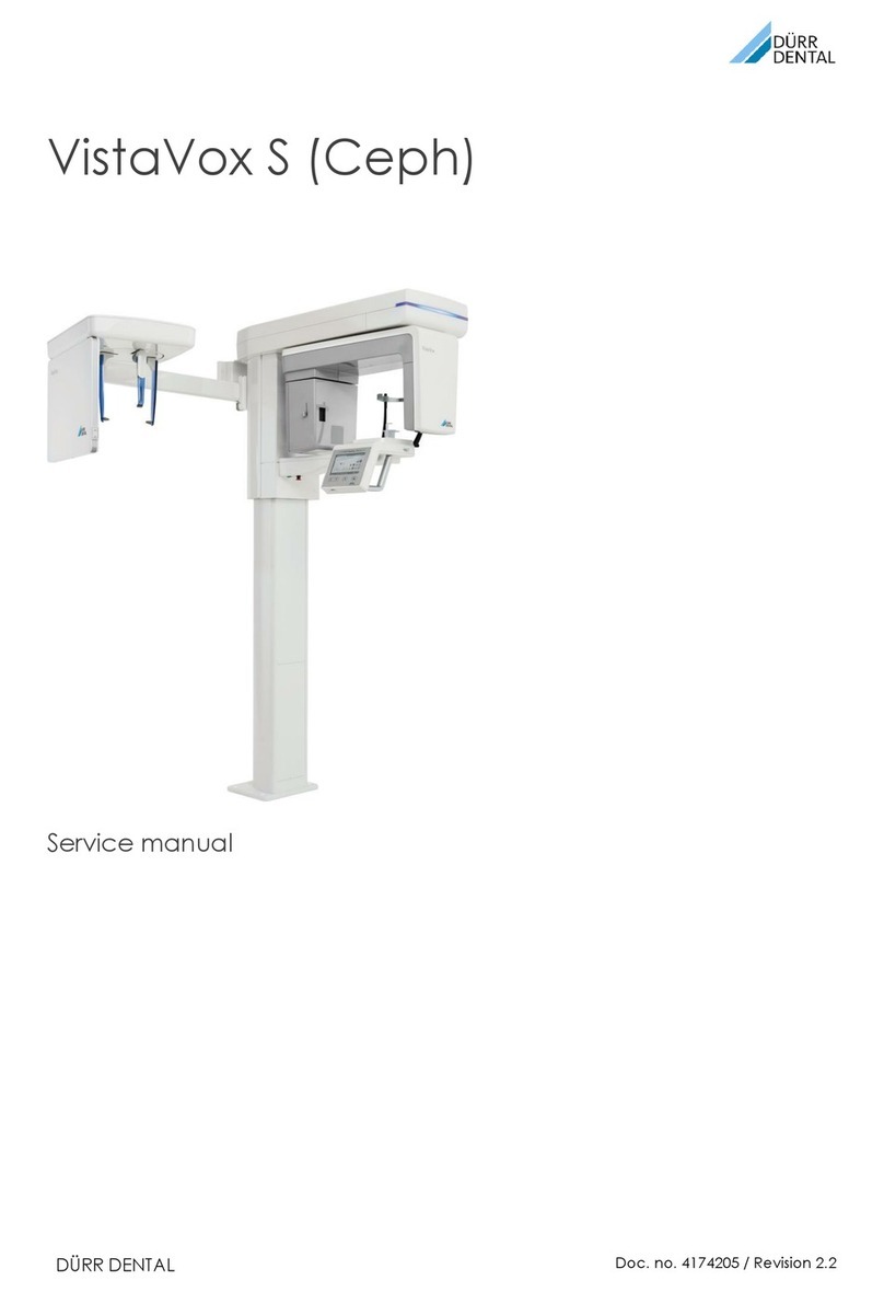 Durr Dental VistaVox S Service manual