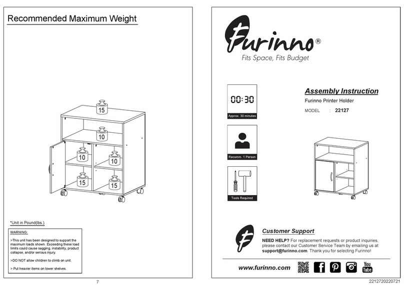 Furinno 22127 Assembly instructions