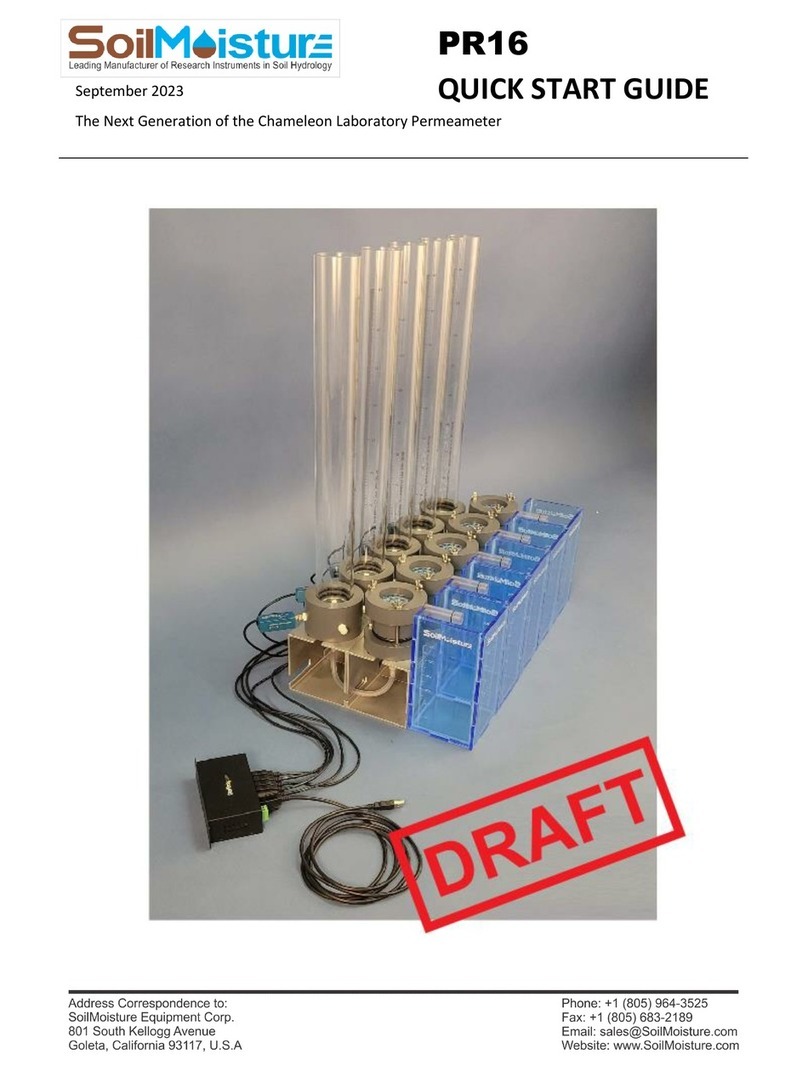 Soilmoisture Equipment PR16 quick start guide