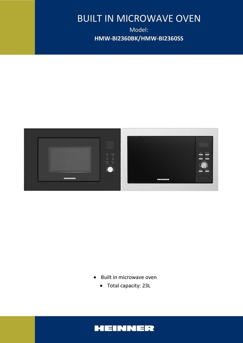 Heinner HMW-BI2360BK User manual Heinner HMW-BI2360BK User manual