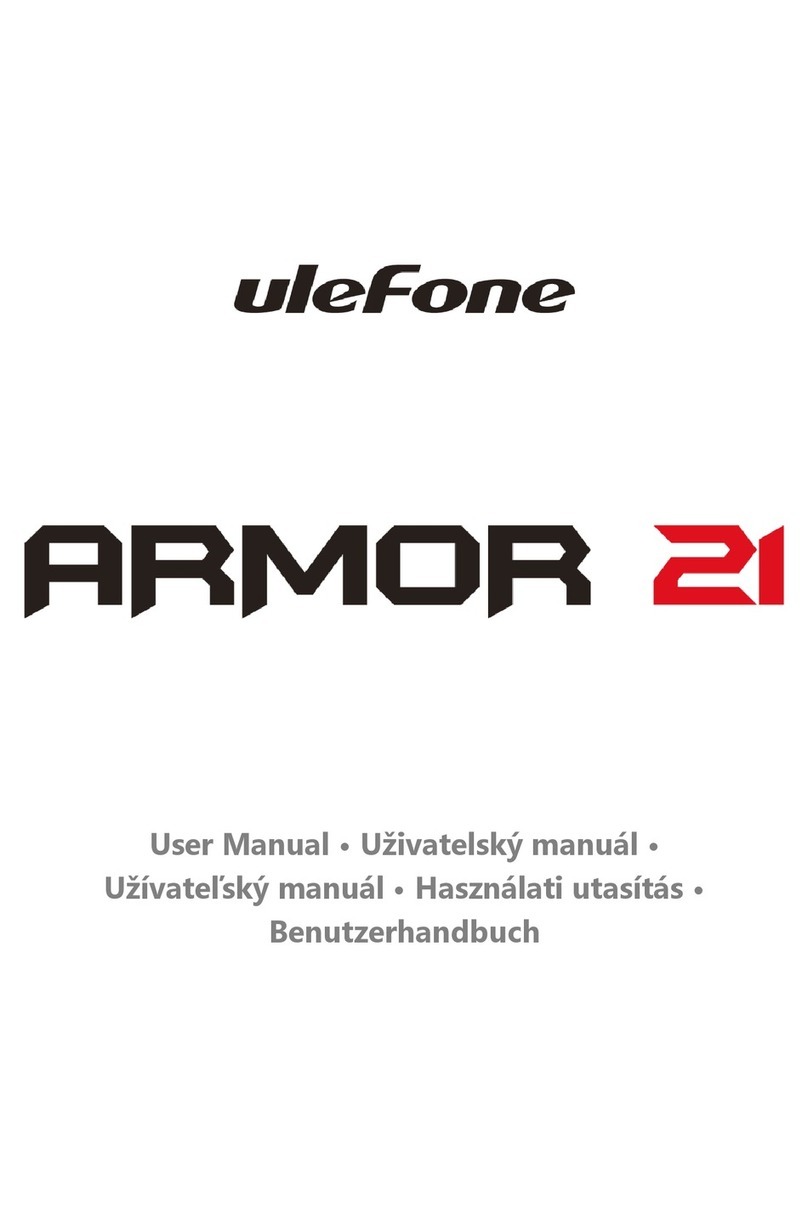 Ulefone ARMOR 21 User manual Ulefone ARMOR 21 User manual