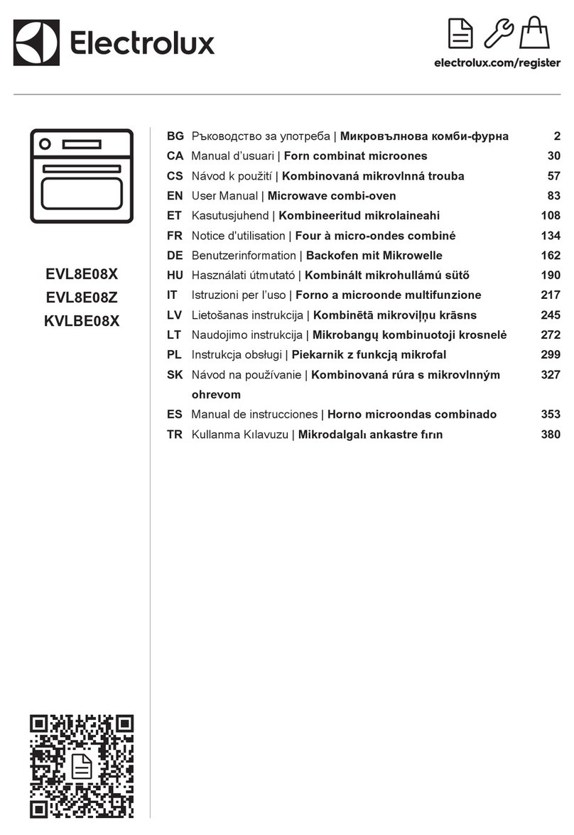 Electrolux EVL8E08X user manual
