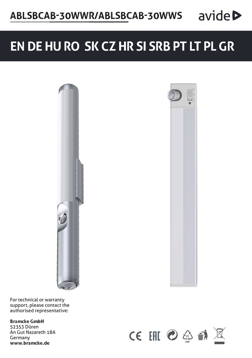 avide ABLSBCAB-30WWR User manual