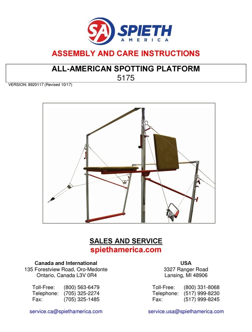 SPIETH America 5175 Assembly and care instructions