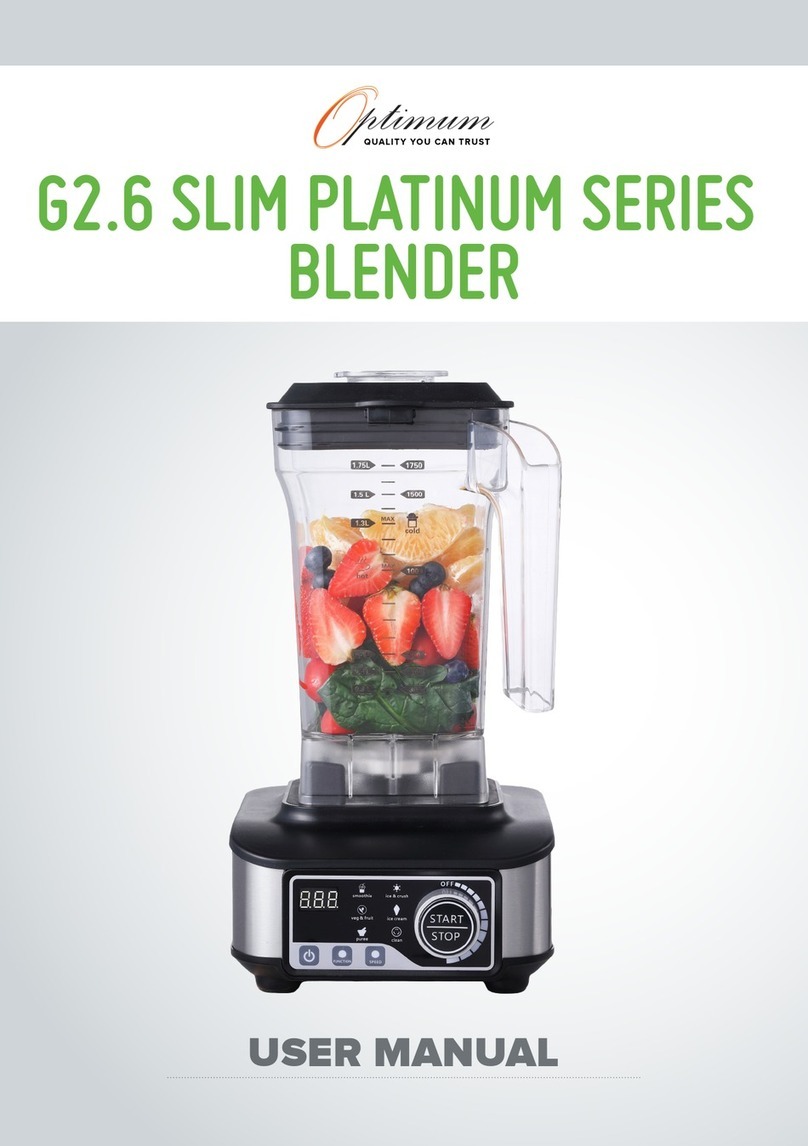 Optimum G2.6 SLIM PLATINUM Series User manual