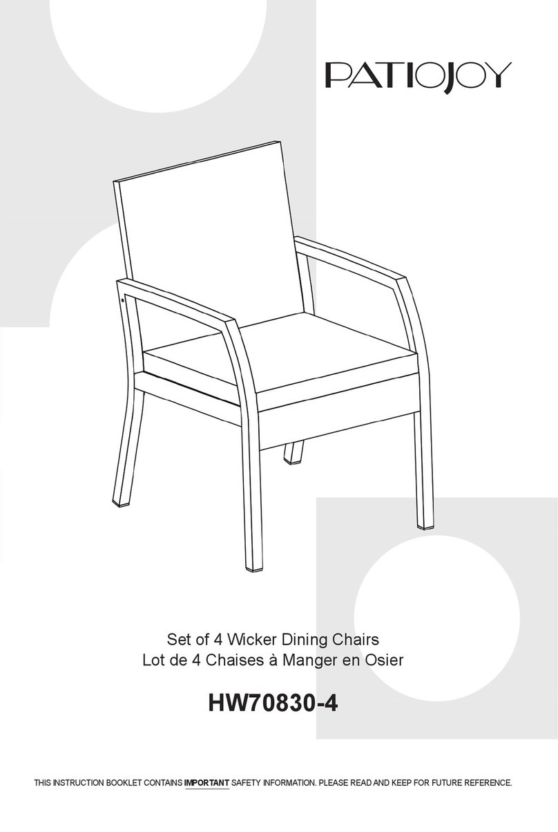 PATIOJOY HW70830-4 User manual