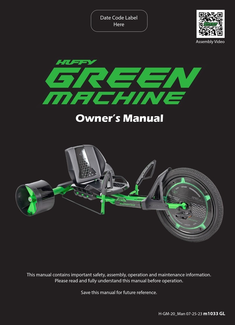 Huffy Green Machine User manual