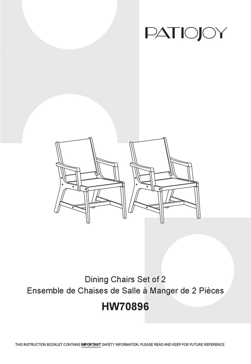 PATIOJOY HW70896 User manual