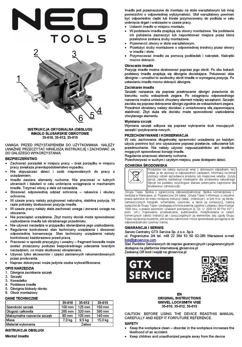 NEO TOOLS 35-010 Original instructions