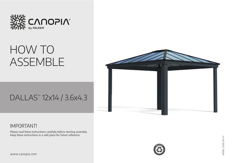 Palram CANOPIA DALLAS 12x14/3.6x4.3 Administrator Guide