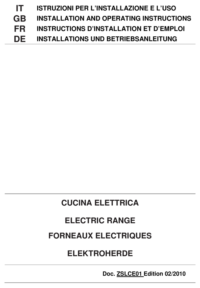 Giorik Unika 900 CE74QT Installation and operating instructions