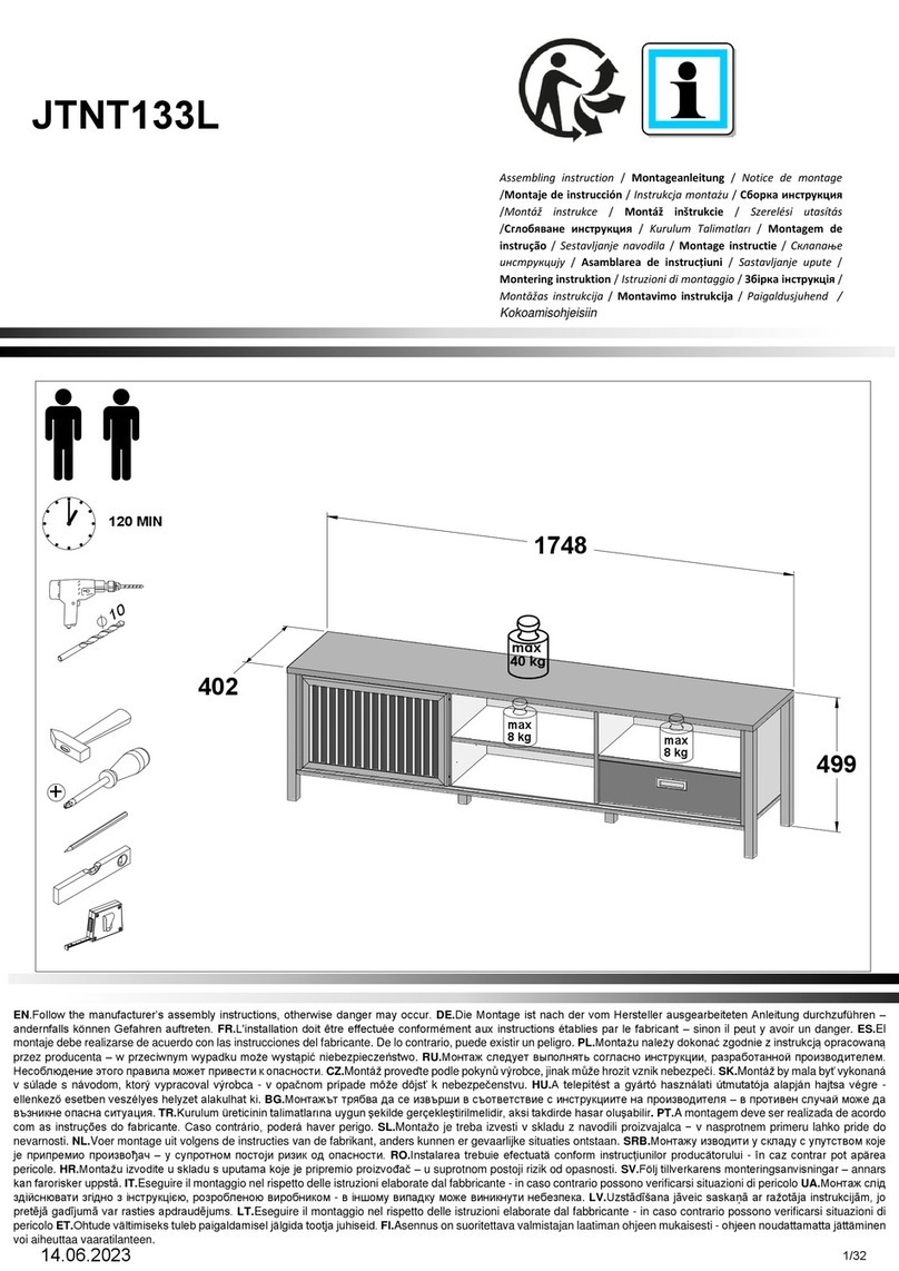 Forte JTNT133L Assembling Instruction
