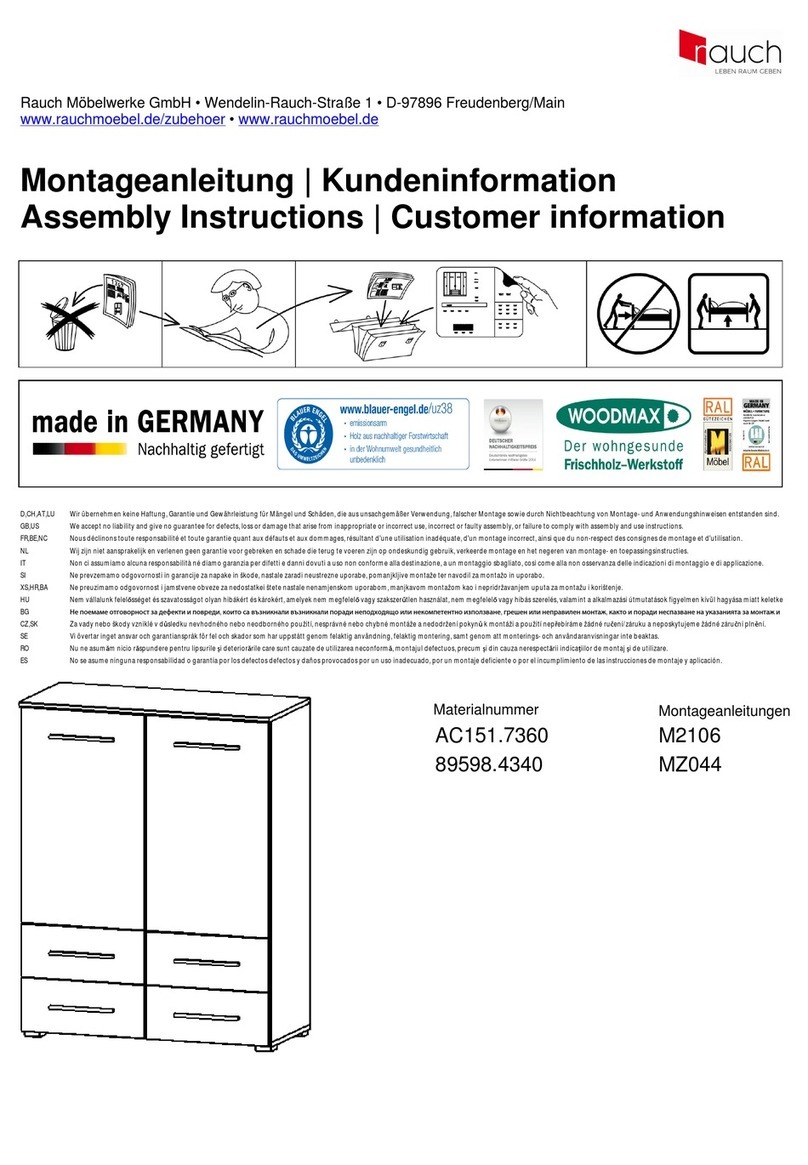 Rauch M2106 Assembly instructions Rauch M2106 Assembly instructions