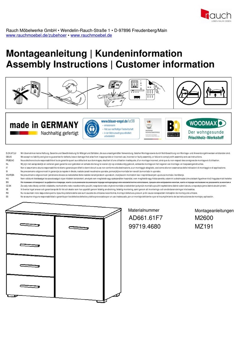 Rauch M2600 User manual