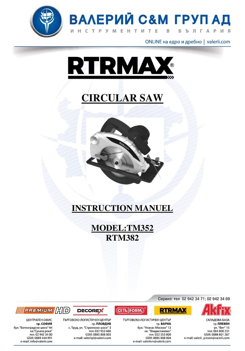 RTRMAX TM352 RTM382 User manual