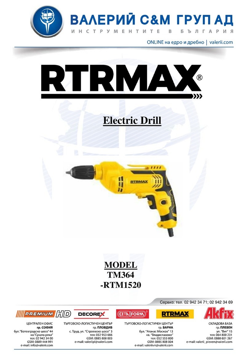 RTRMAX TM364-RTM1520 User manual
