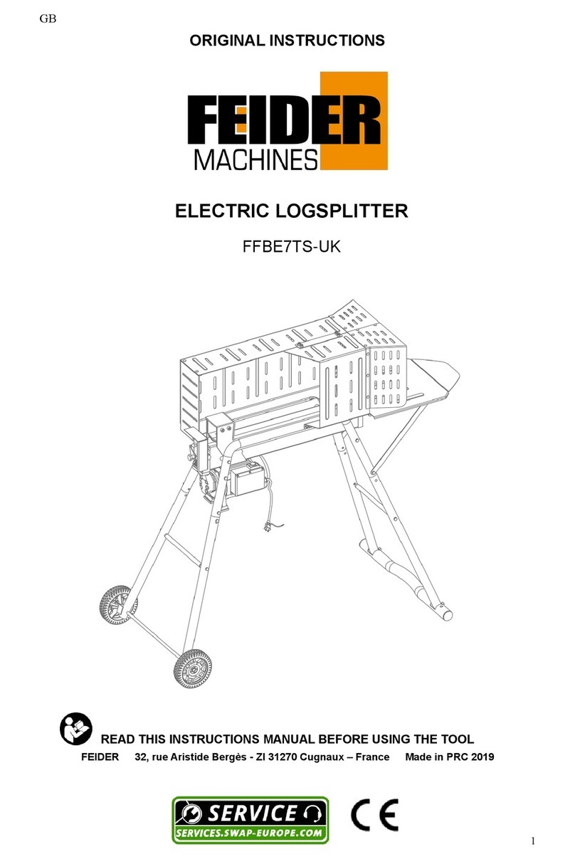 Feider Machines FFBE7TS-UK Original instructions