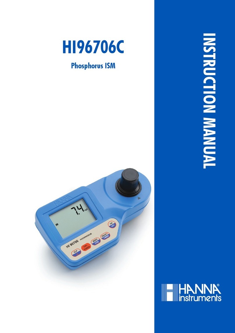 Hanna Instruments HI 96706C User manual