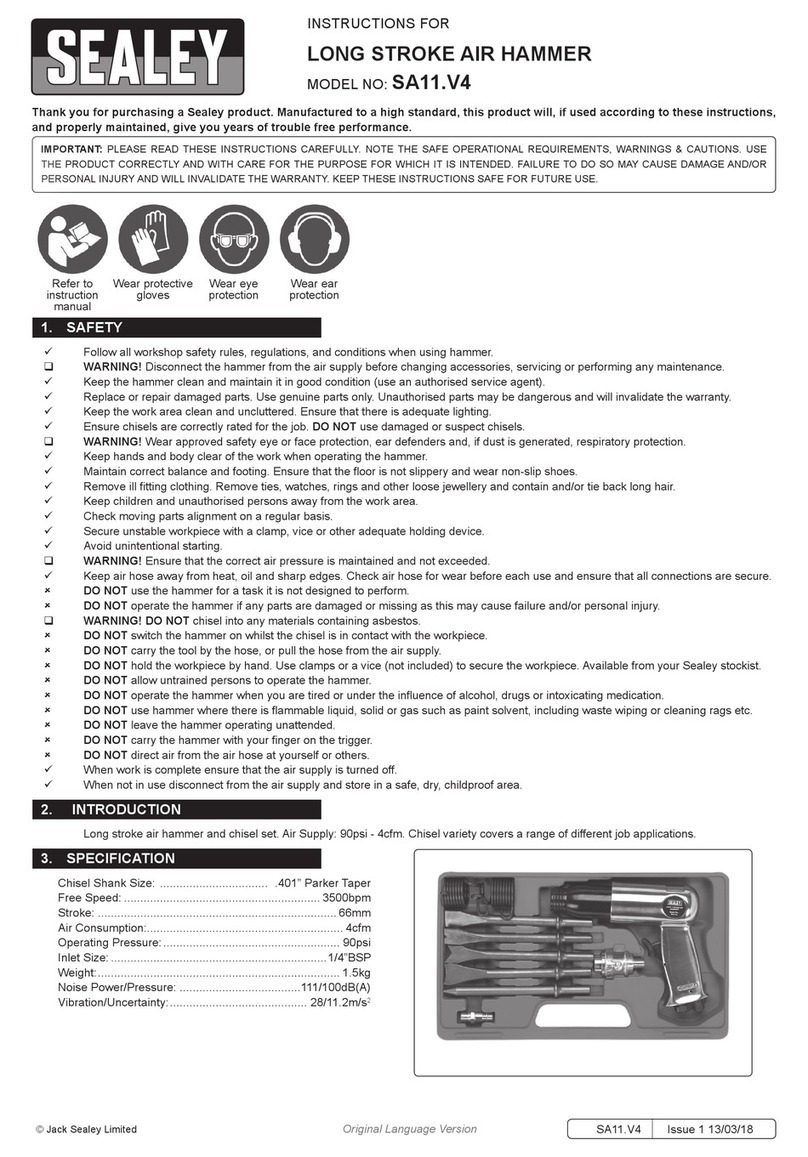 Sealey SA11.V4 User manual