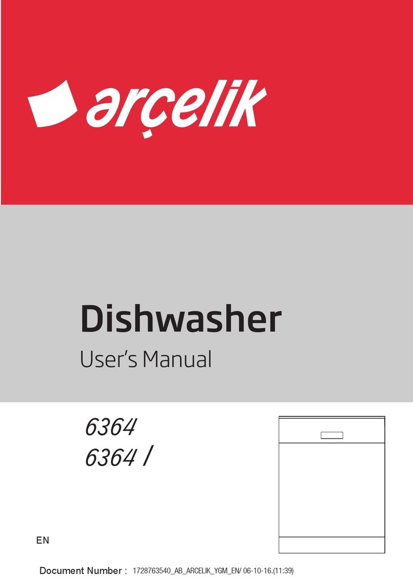 arcelik 6364 I User manual