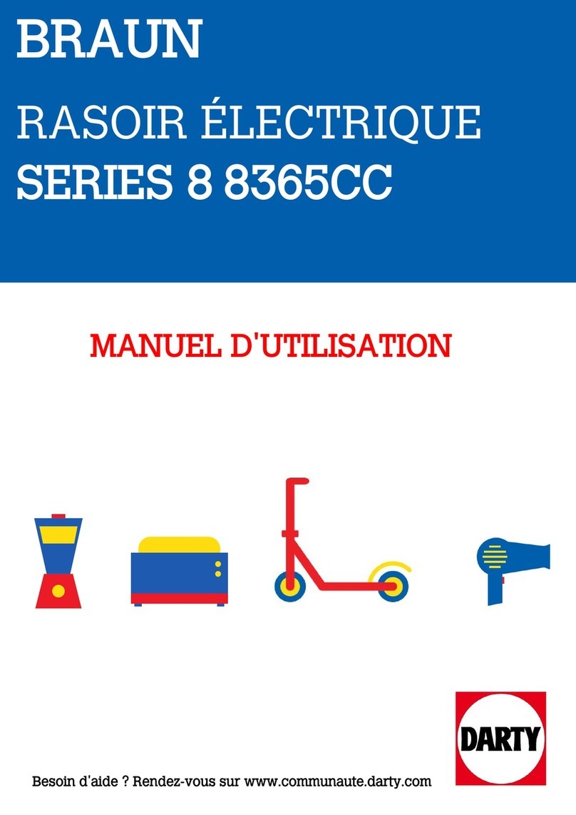 Braun 8365 CC User manual