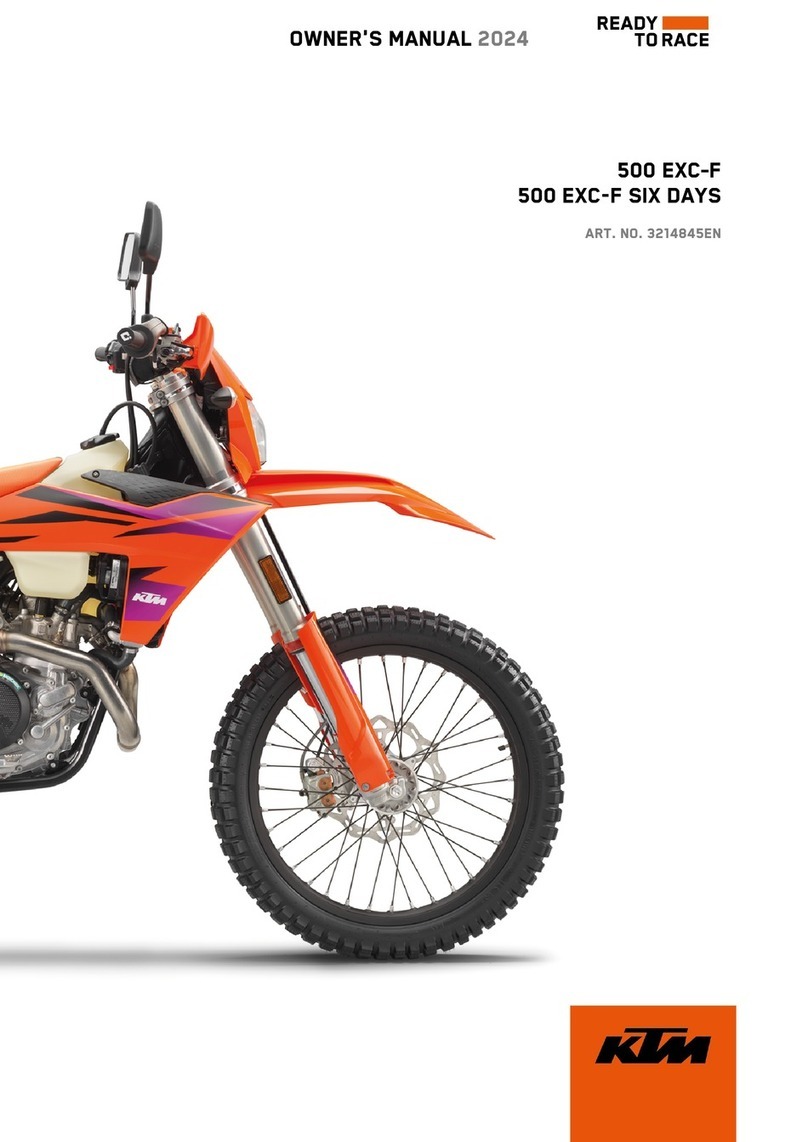 KTM 500 EXC F 2024 owner's manual